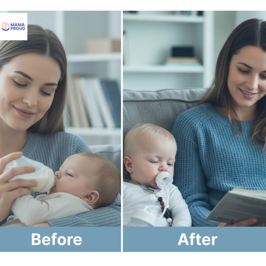 Hands Free Feeding Bottle