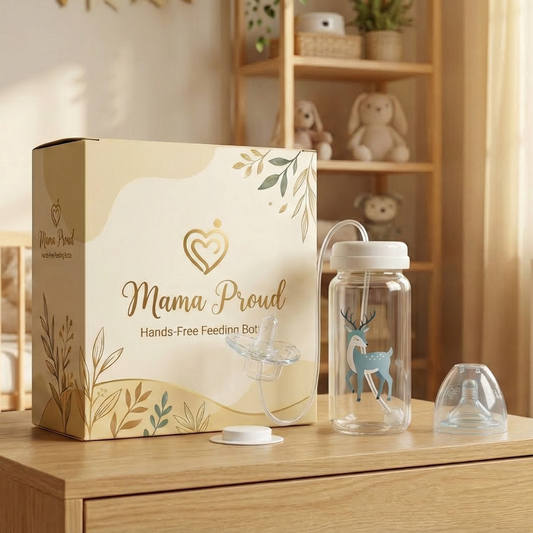 Hands Free Feeding Bottle