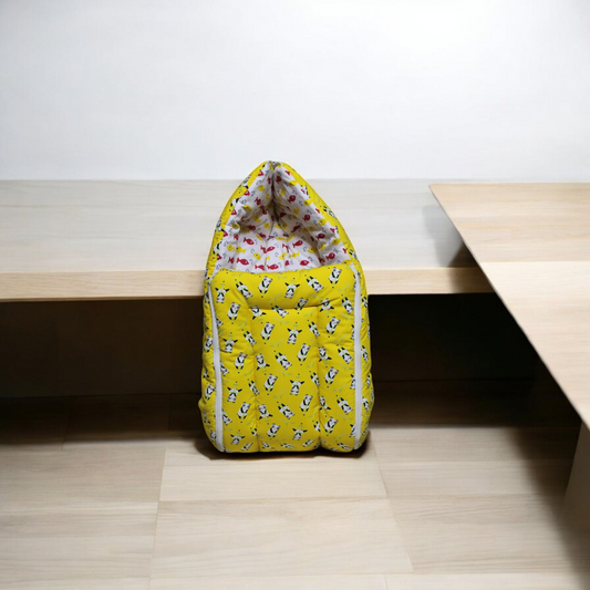 Organic Cotton Yellow Sleeping Bag