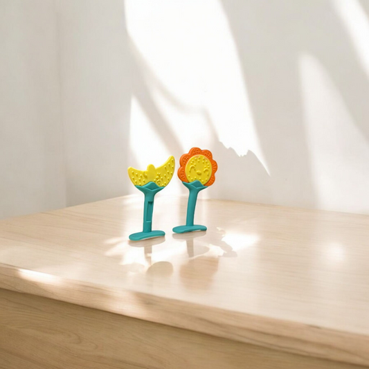 Premium Silicone Teether - BPA Free ( Pair 0f 2)