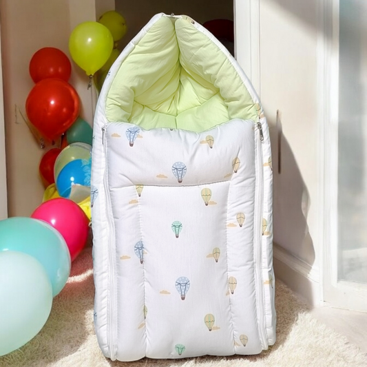 Organic Cotton White Sleeping Bag