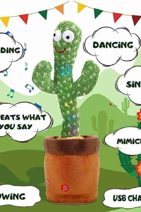 Cactus Tree Toy - Repeats , Dances , Sings