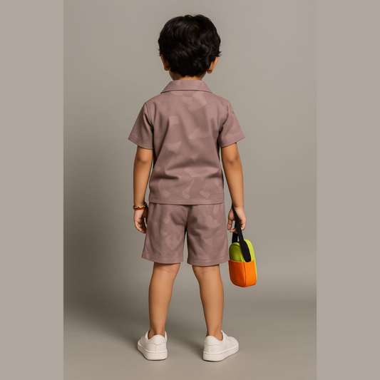 Mauve mode Dusty Rose Unisex Co-ords set (3-9 Years)