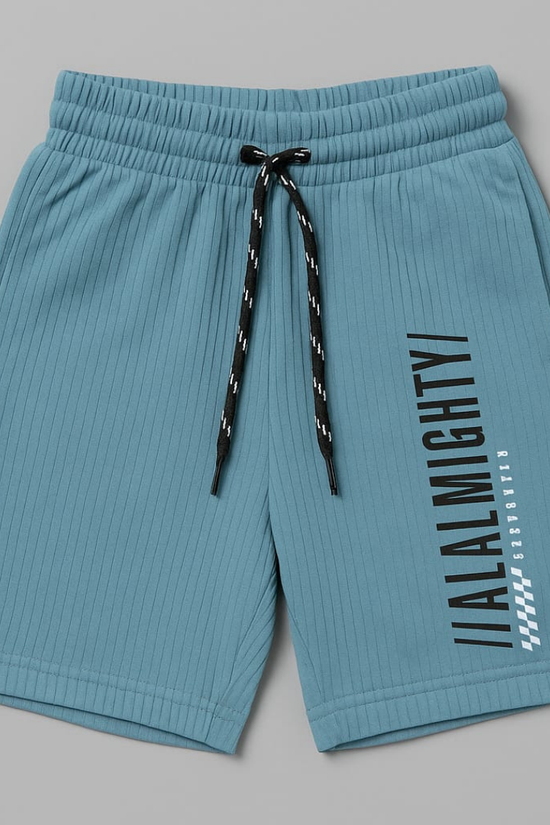 Ocean Hustle-Teal Co-ords set (3-7 Years)