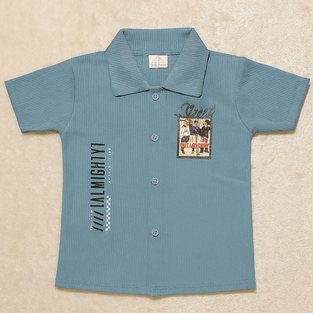 Ocean Hustle-Teal Co-ords set (3-7 Years)
