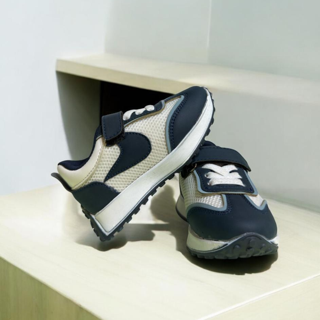 Blue White Comfy Shoes (1-3 Years)