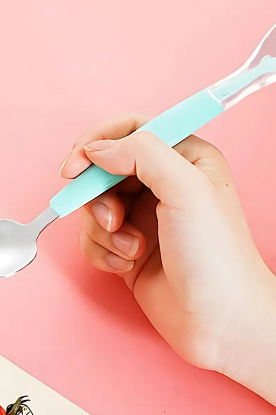 Two Side Spoon - Messing & Silicone Feeding