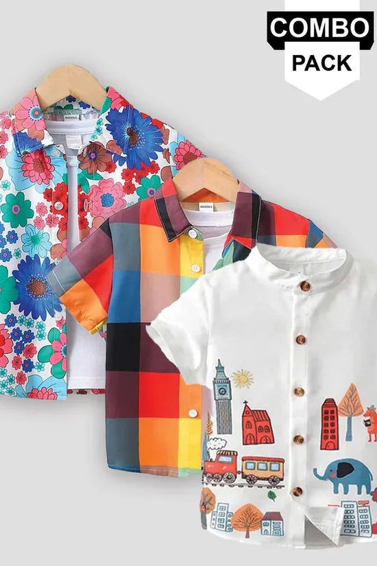 Organic Cotton Shirt (Pack of 3)