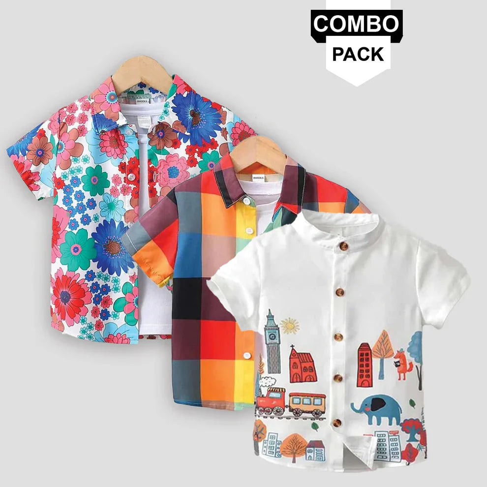 Organic Cotton Shirt (Pack of 3)