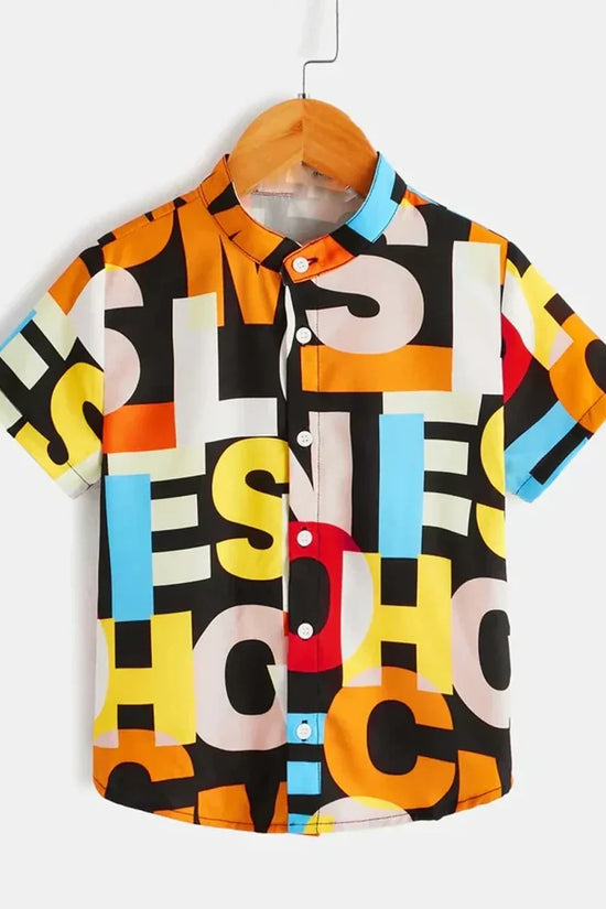 Alphabet Organic Cotton Shirt