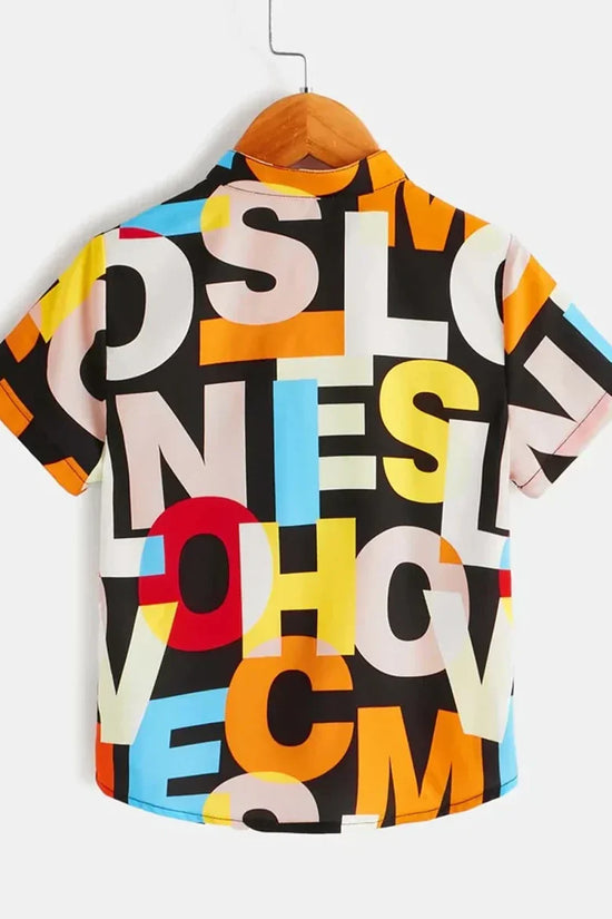 Alphabet Organic Cotton Shirt