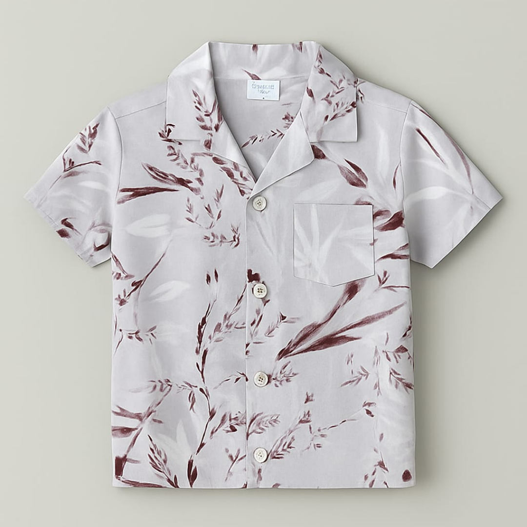 Marrom Floral Co-ords Set-Unisex (3-8 Years)