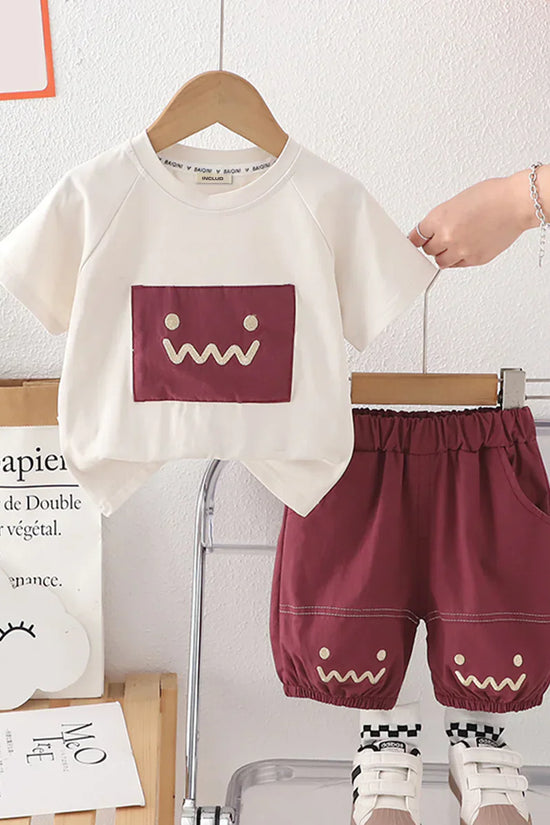 Unisex Organic Cotton Astronaut Maroon T-Shirt With Short