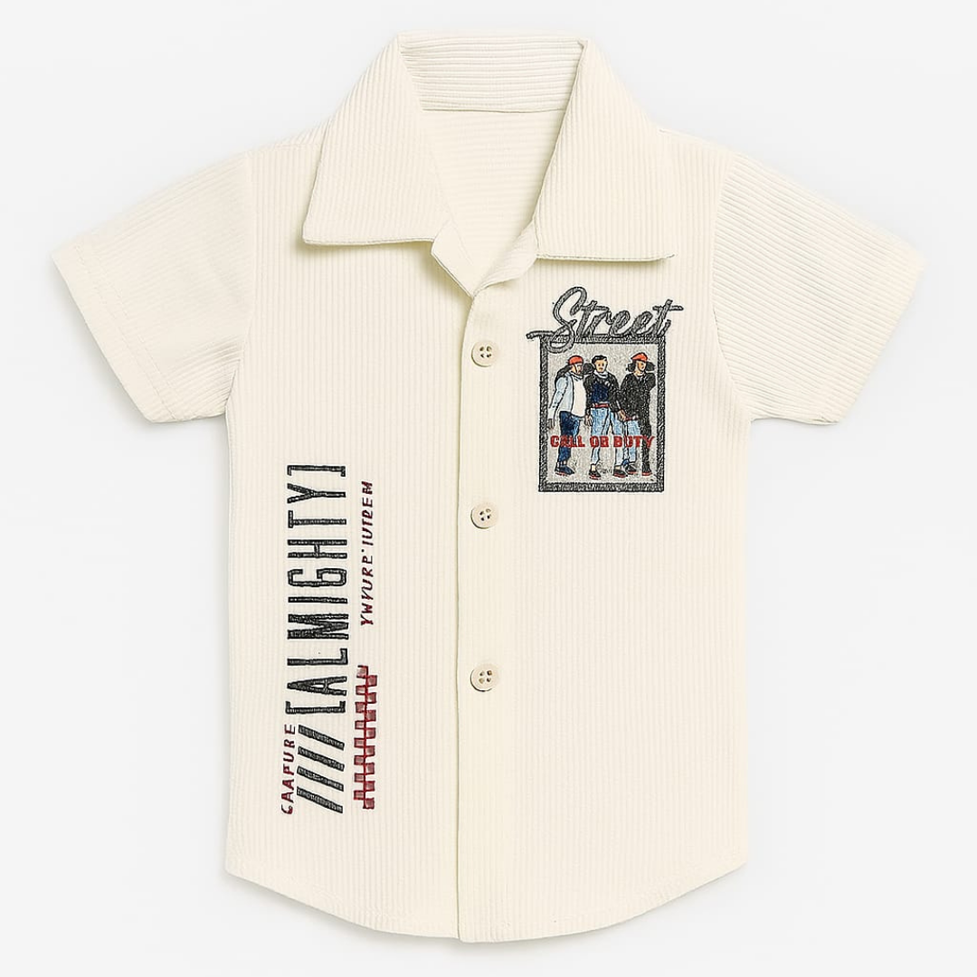 Ivory White Unisex Co-ords (1-12 Years)