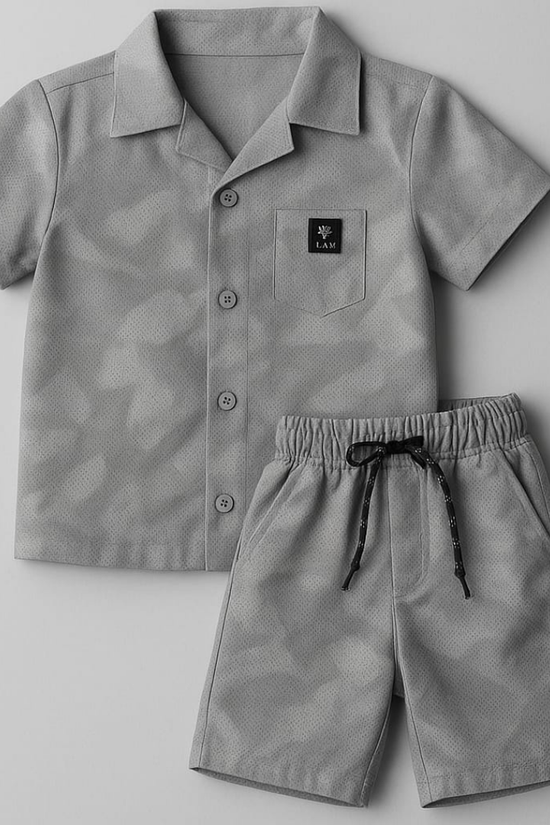 Smoke Grey Unisex Co-ords set (5-7 Years)