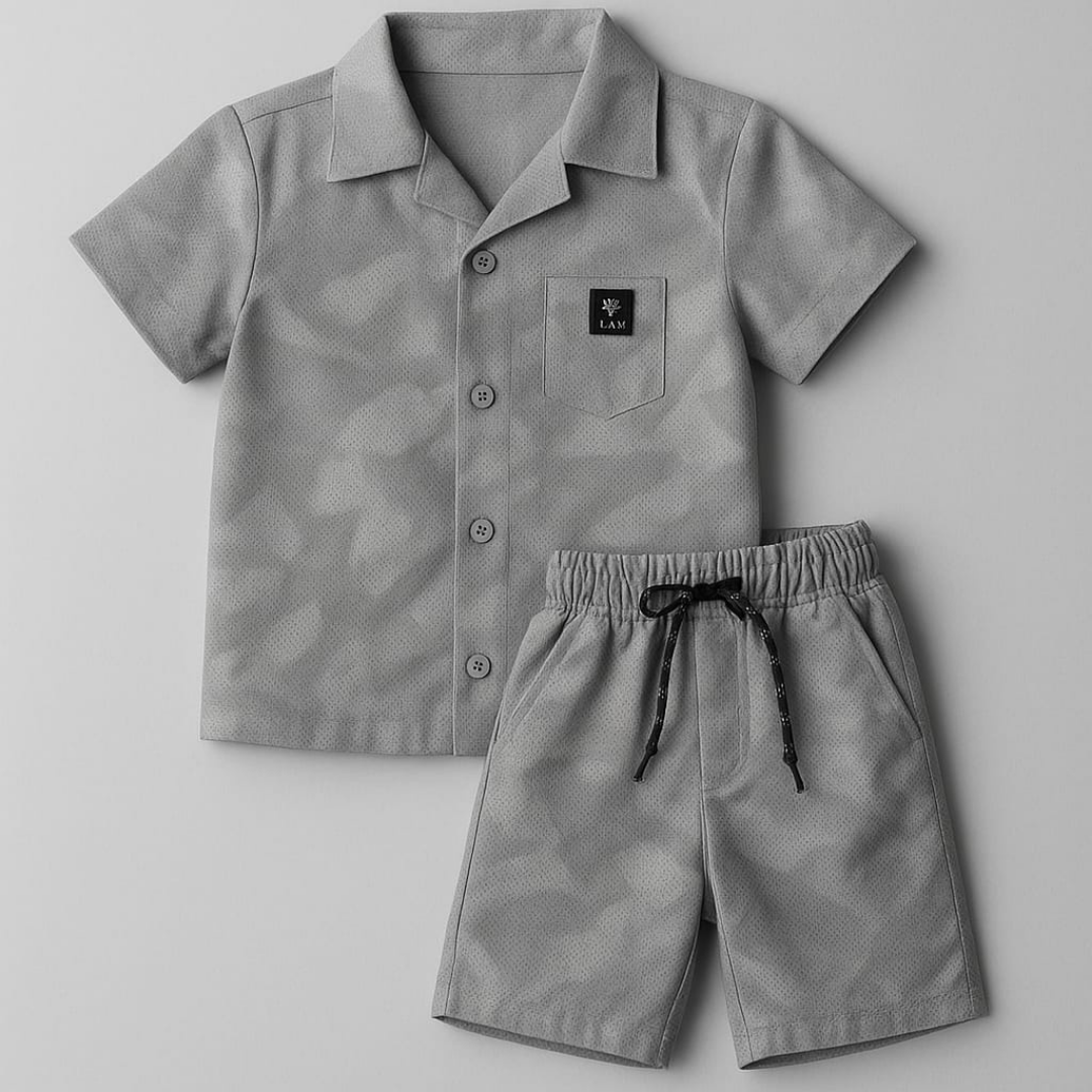 Smoke Grey Unisex Co-ords set (5-7 Years)