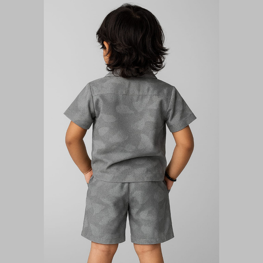 Smoke Grey Unisex Co-ords set (5-7 Years)