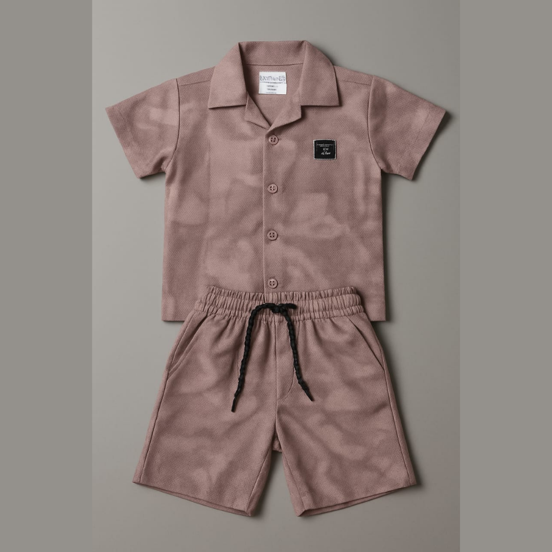 Mauve mode Dusty Rose Unisex Co-ords set (3-9 Years)