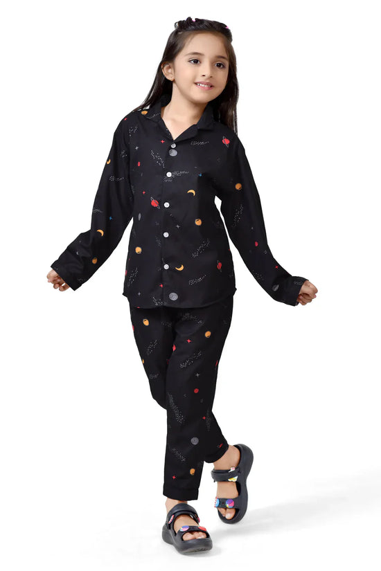 Organic Cotton Black Space Night Suit