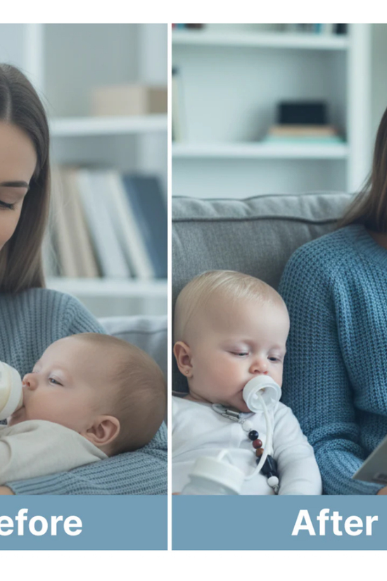 Hands Free Feeding Bottle