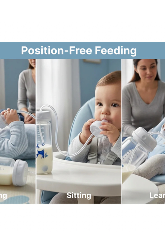 Hands Free Feeding Bottle