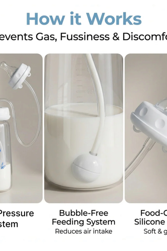 Hands Free Feeding Bottle