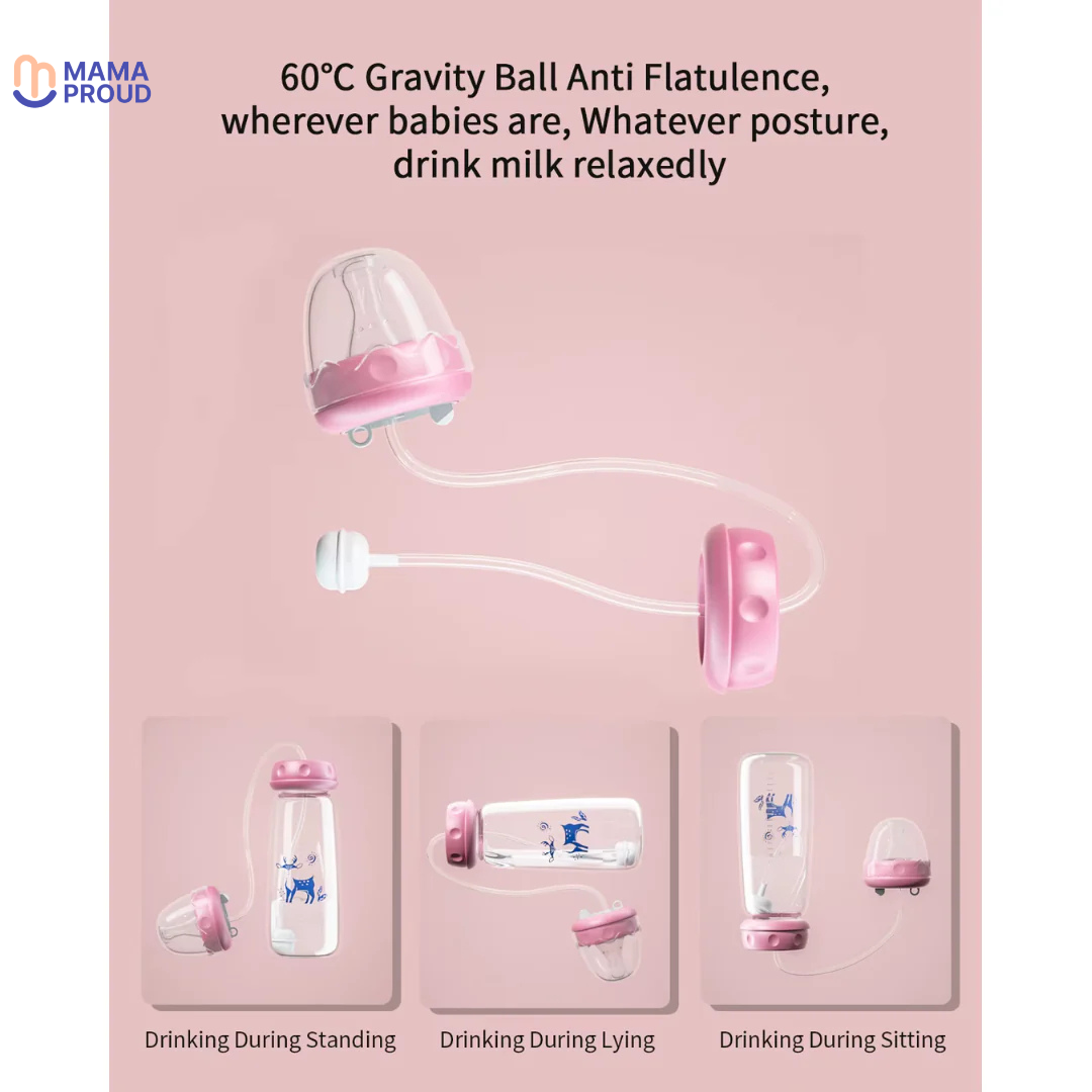 Hands Free Feeding Bottle