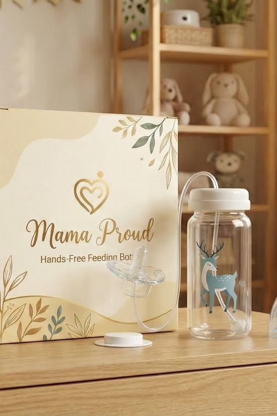 Hands Free Feeding Bottle