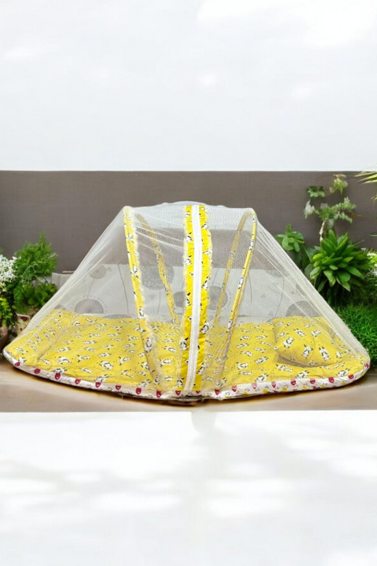 Newborn Yellow Bedding Combo (8 in 1) - 100% Organic Cotton