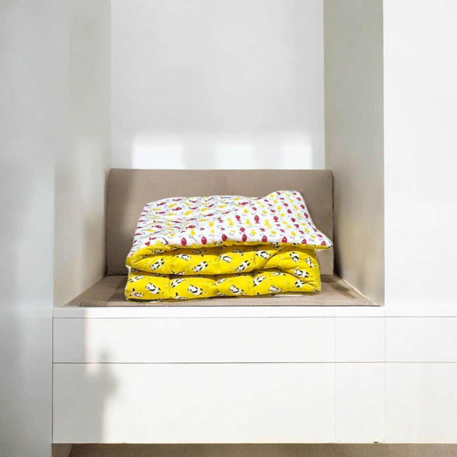 Newborn Yellow Bedding Combo (8 in 1) - 100% Organic Cotton