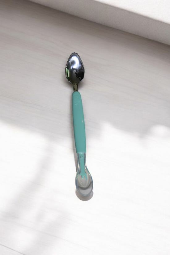 Two Side Spoon - Messing & Silicone Feeding