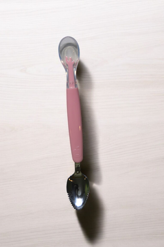 Two Side Spoon - Messing & Silicone Feeding
