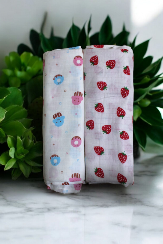 Muslin Swaddles (set of 2)
