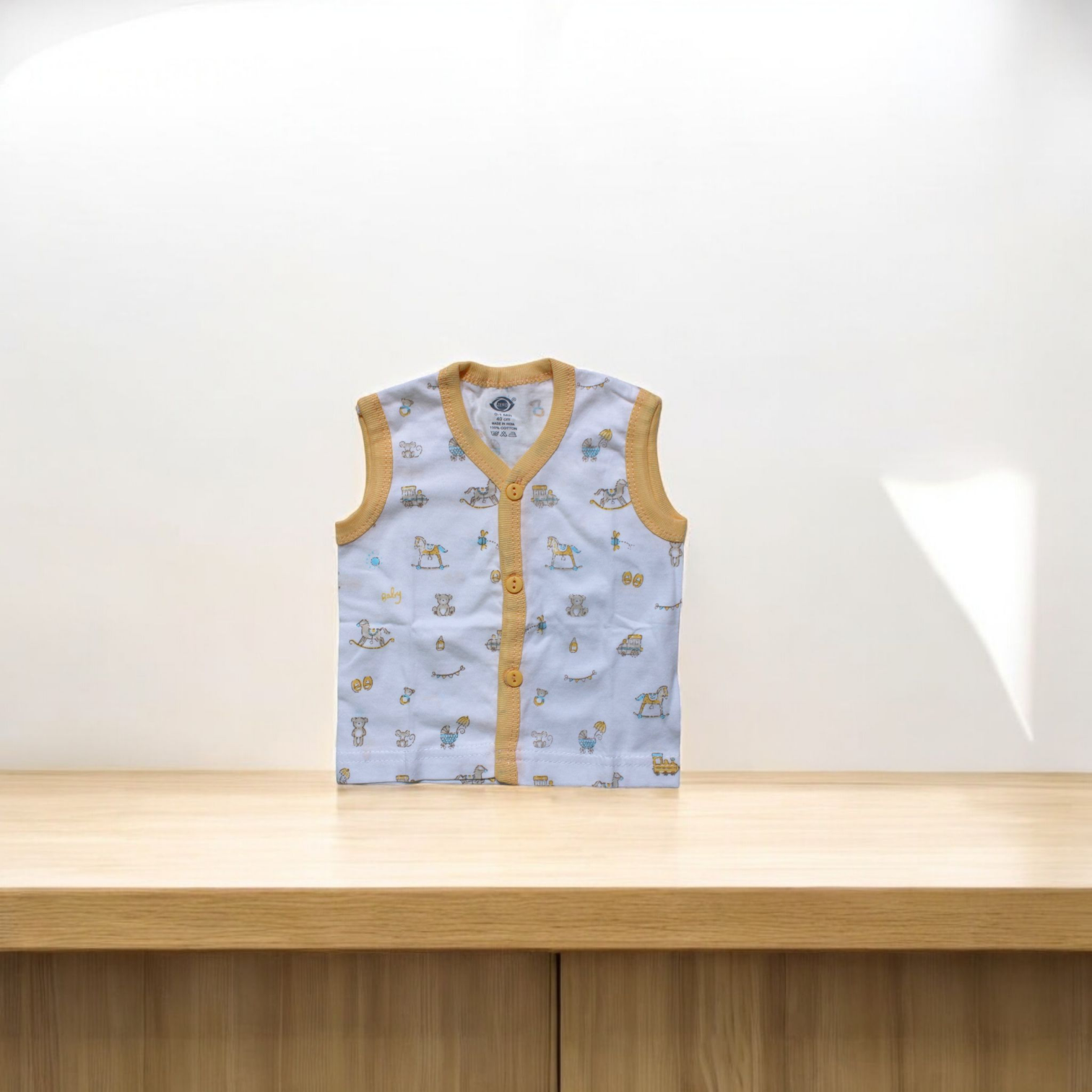Muslin Cotton Jhabla & Cut Vest