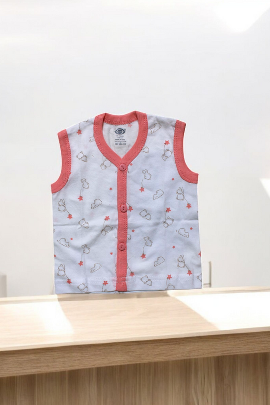 Muslin Cotton Jhabla & Cut Vest