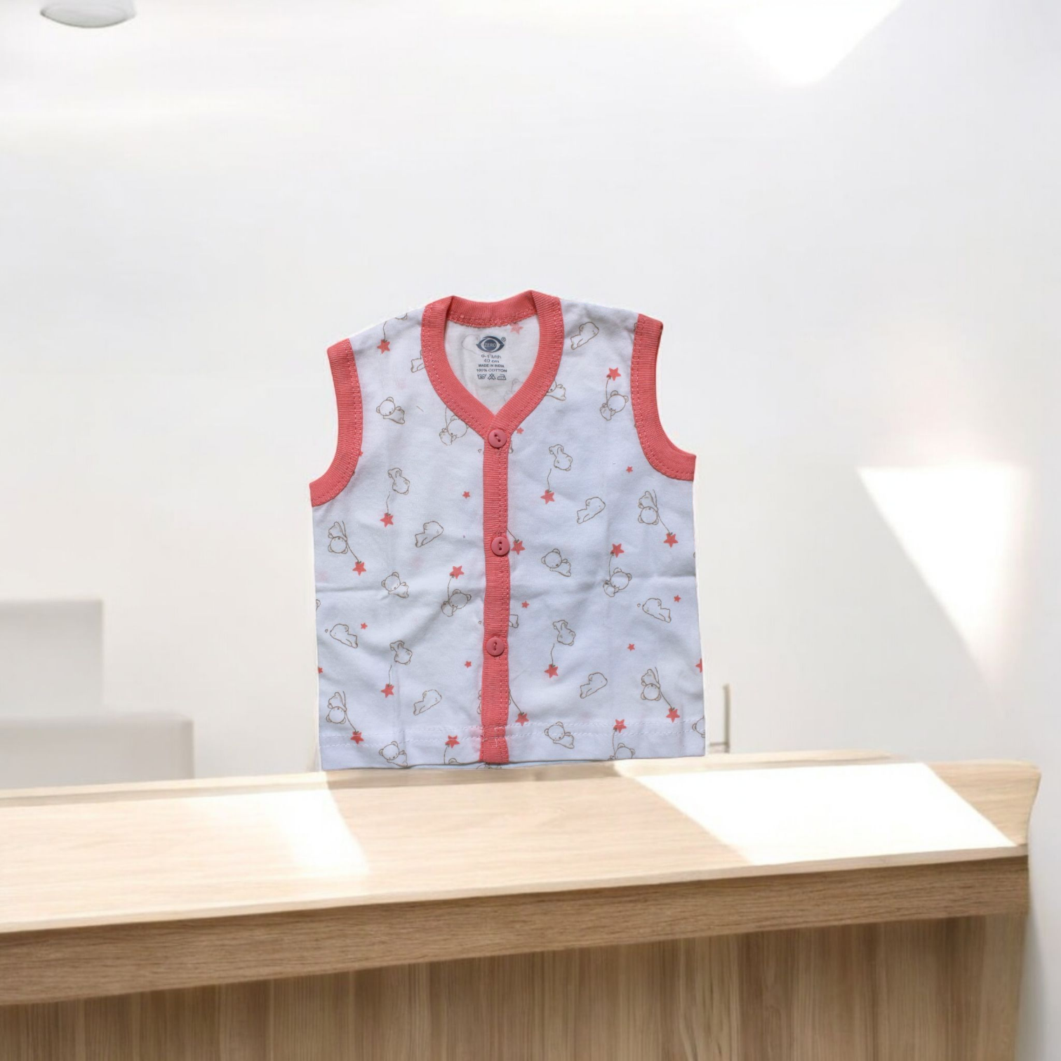 Muslin Cotton Jhabla & Cut Vest
