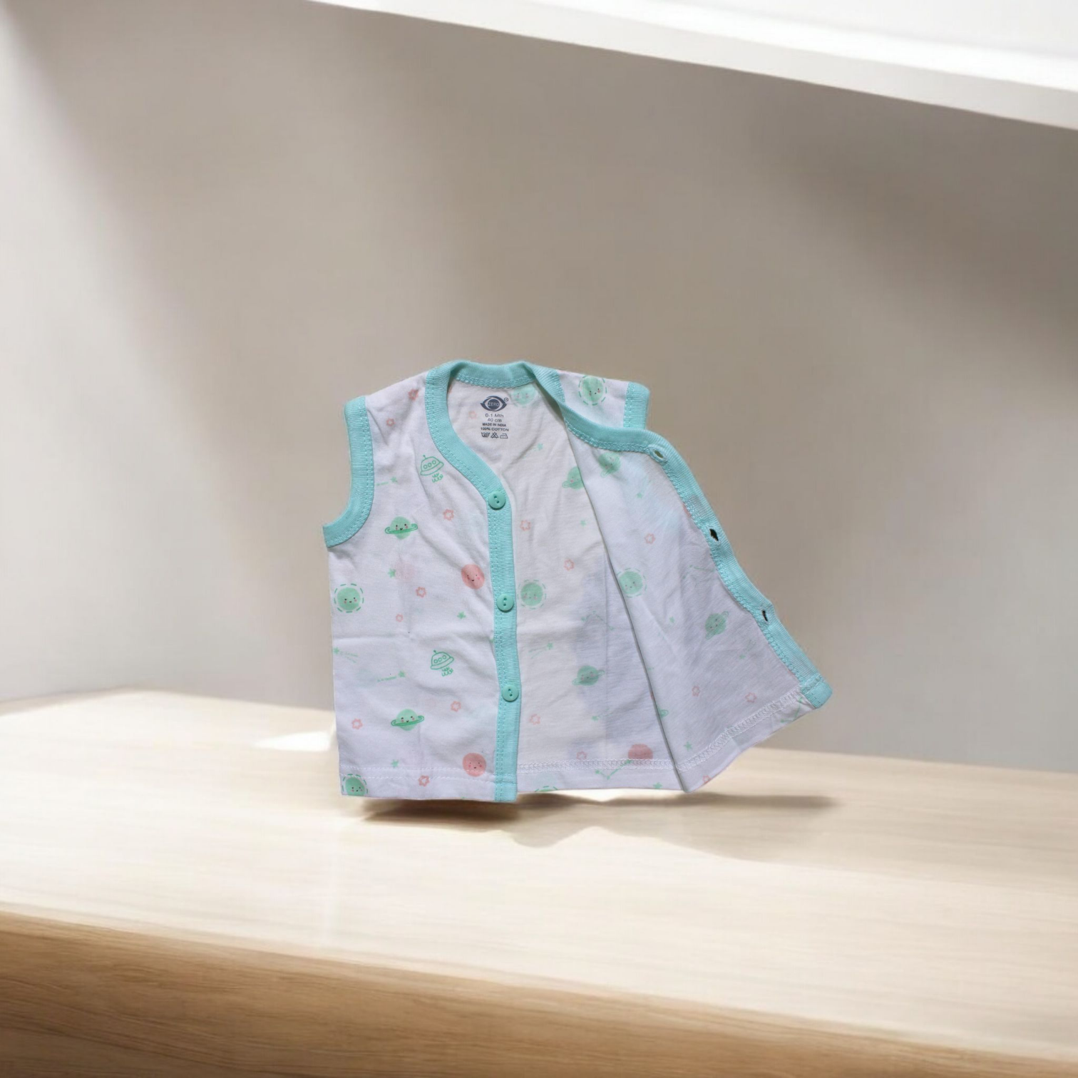 Muslin Cotton Jhabla & Cut Vest