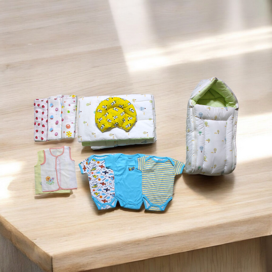 Organic Cotton White Newborn Combo (11 items)