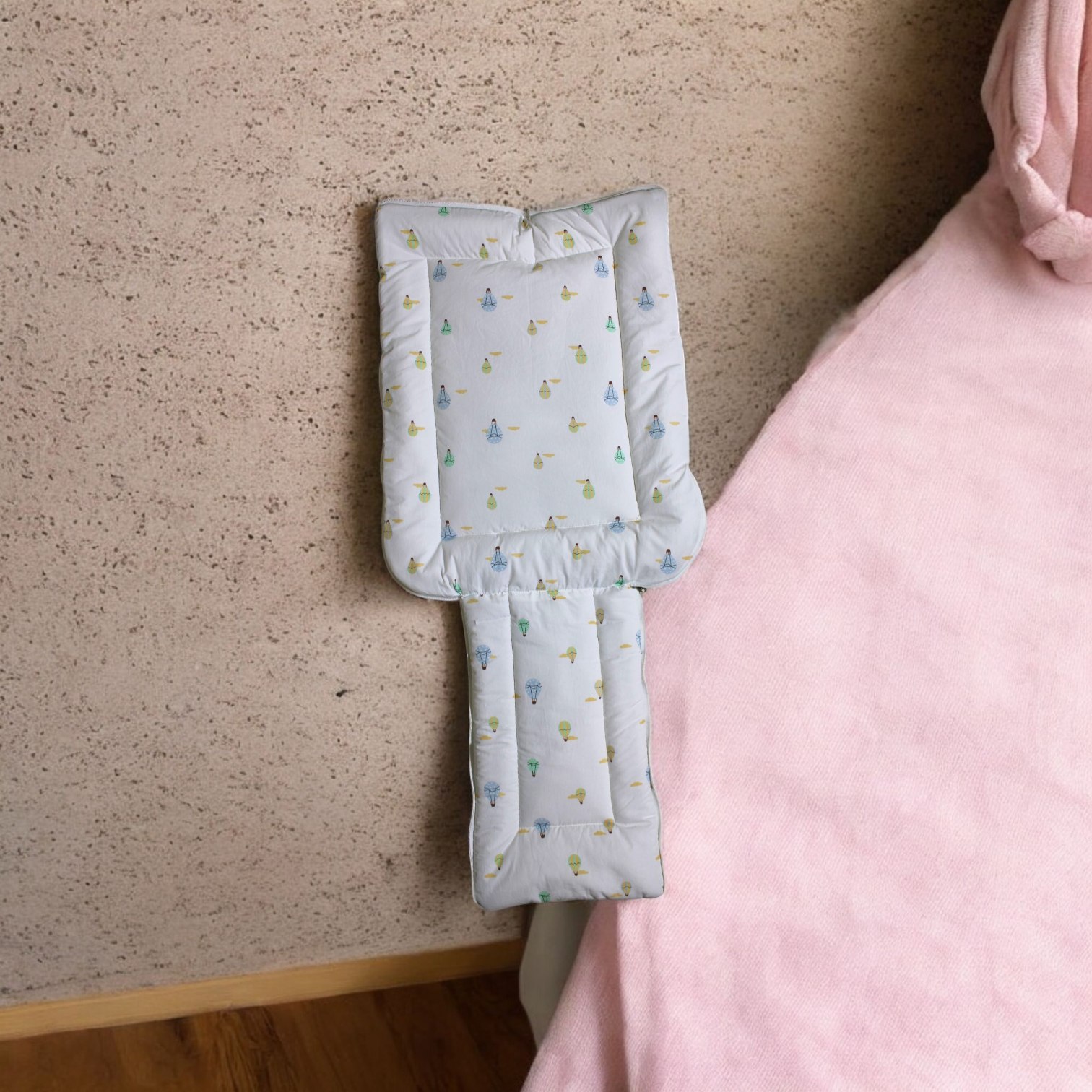 Organic Cotton Sky Blue Sleeping Bag