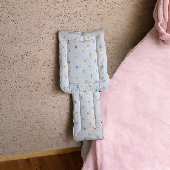 Organic Cotton Sky Blue Sleeping Bag