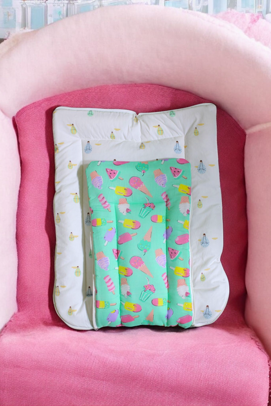 Organic Cotton Sky Blue Sleeping Bag