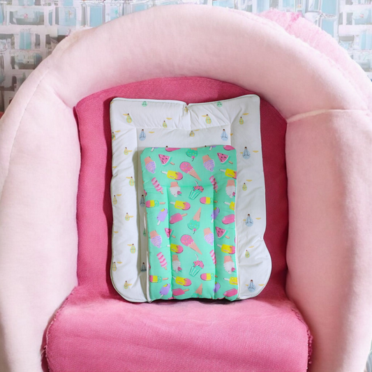 Organic Cotton Sky Blue Sleeping Bag