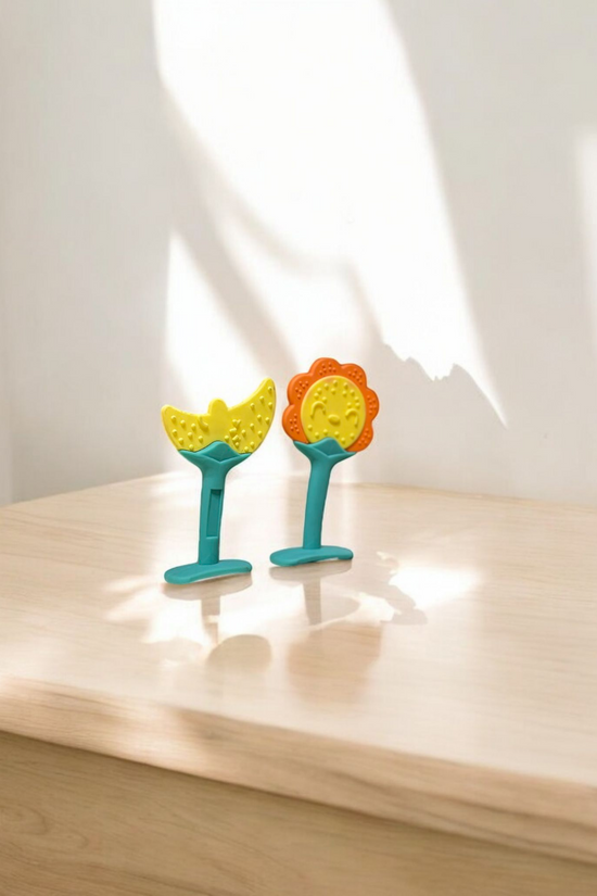 Premium Silicone Teether - BPA Free ( Pair 0f 2)
