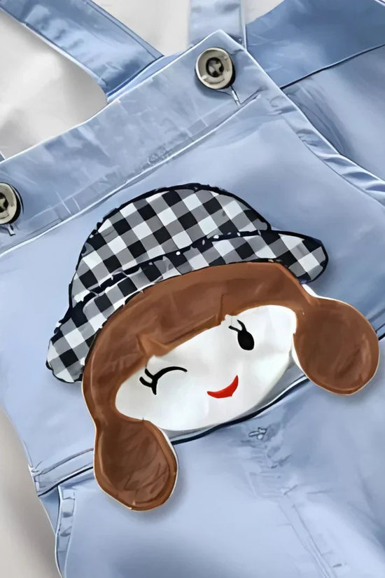 Girl Blue Dungaree