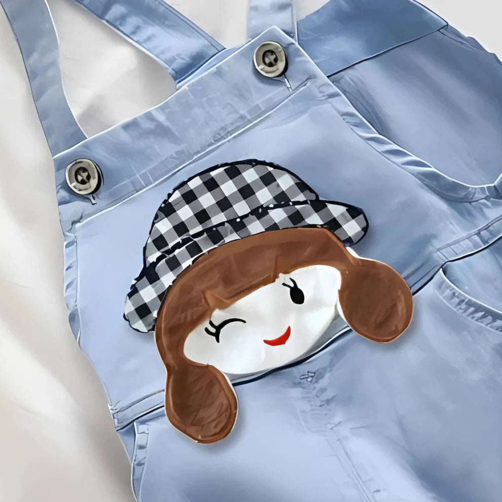 Girl Blue Dungaree