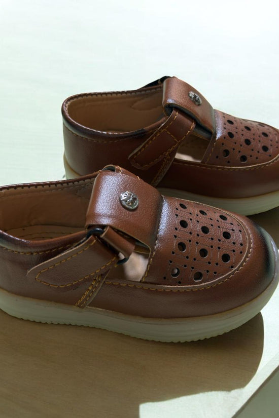 Brown Summer Sandal With Light (1-3 Year)