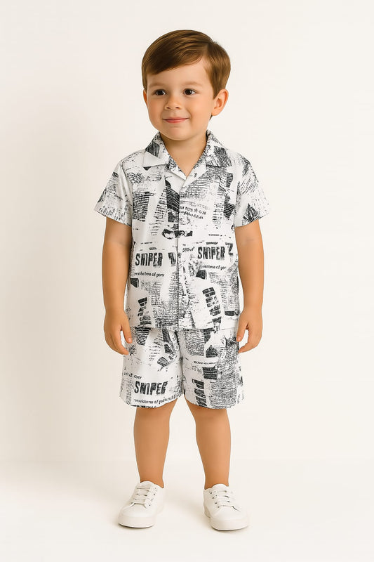 Paper Print Co-ords Set