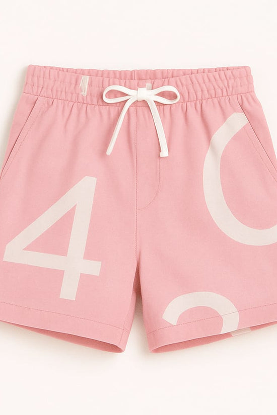 Pink Nunbers Co-ords Set-Unisex (3-14 Years)
