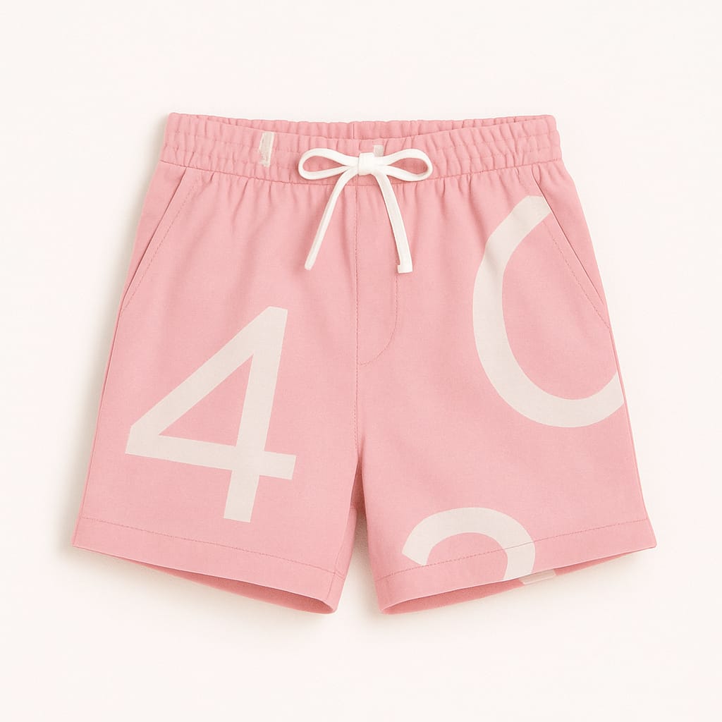 Pink Nunbers Co-ords Set-Unisex (3-14 Years)
