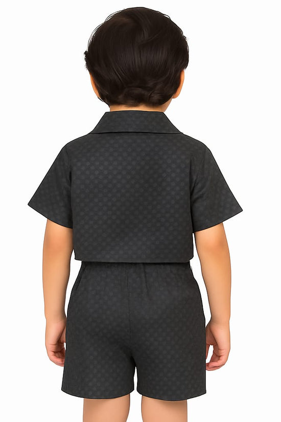 Black Co-ords Set-Unisex (8-12 Years)